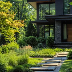 Preview of Contemporary Haven Surrounded by Serene Foliage