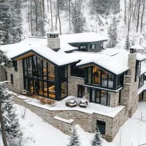 Snow-Capped Splendor: A Winter Paradise