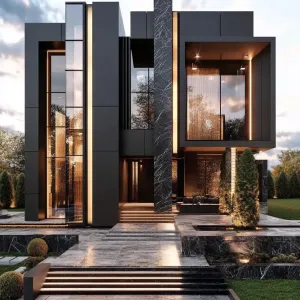 Preview of Futuristic Facade of Flair