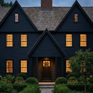Midnight Gabled Manor Haven