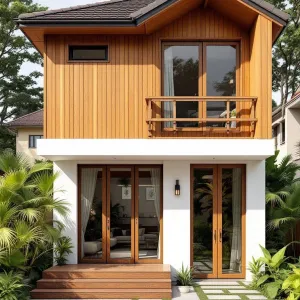 Tropical Haven with a Balcony Flair