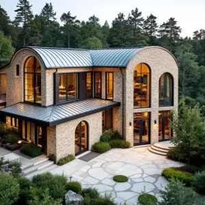 Arched Elegance on a Leafy Stage