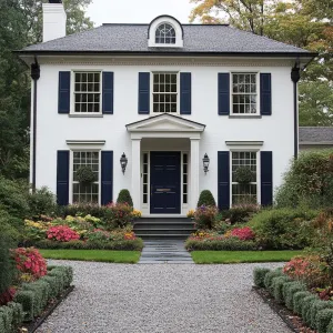 Preview of Georgian Grandeur with a Blue Shutter Wink