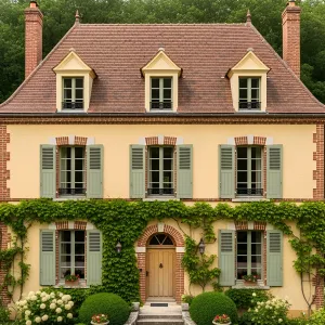 Charming French Country Cottage With Ivy Touches