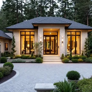 Grand Hideaway with Gleaming Window Highlights
