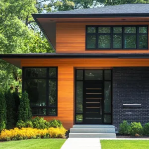 Brick-and-Wood Suburban Showpiece