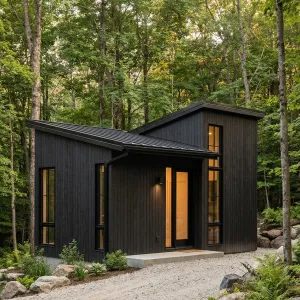 Shadowgrove Split Roof Forest Cabin