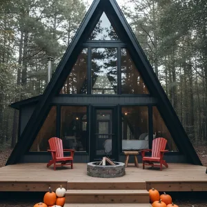 Alpine A-Frame: Step into a Pumpkin Paradise