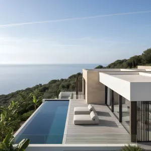 Cliffside Ribbon Infinity Villa