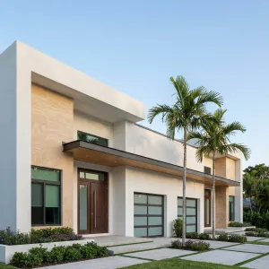 Sunlit Palmfront Linear Duplex Residence