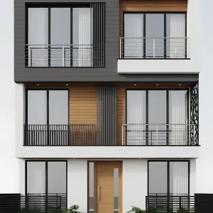 Offset Rhythm Balcony Grill Ensemble