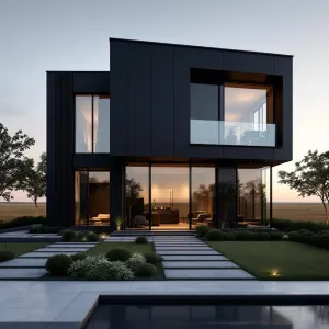 Noir Nest: The Charcoal Retreat