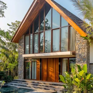 Triangular Treetop Delight: Bali’s Scenic Retreat