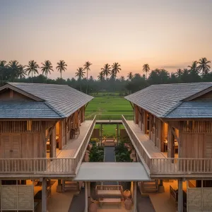 Fieldside Twin Walkway Hamlet