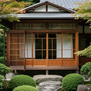 Dreamy Reflections: An Enchanted Japanese Porch