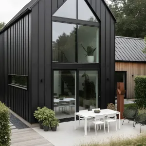 Matte Barn With Tri-Glass Apex