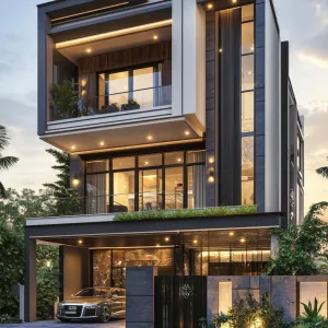Urban Oasis: The Sleek Sunset Sanctuary