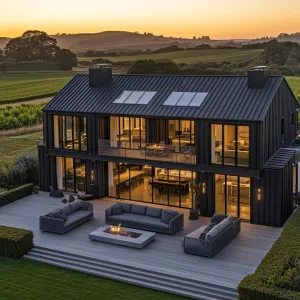 Twilight Tranquil: The Meadow Mansion