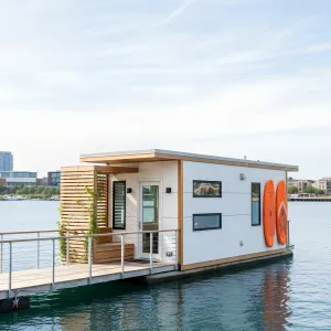 Floating Miniature Haven on Crystal Waters