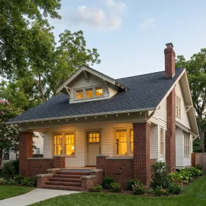 Bricklight Porch Classic Craftsman Bungalow
