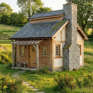 Storybook Hearthside Meadow Cabin