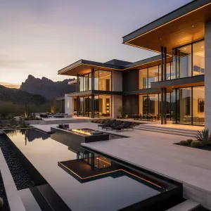 Desert Edge Mirror-Court Residence