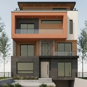 Terracotta Frame Urban Modern