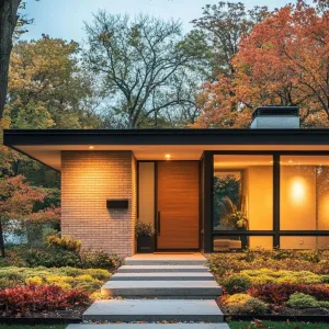 Mid-Century Gem Amid Golden Leaves