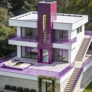 Radiant Fuchsia Atrium Villa