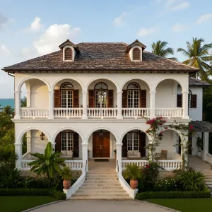 Arcade Balcony Colonial Haven