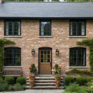 Chic Charisma with Brick and Blooms