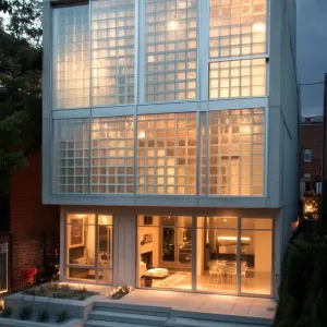 Glass Block Bonanza: The Lighted Cube Mansion