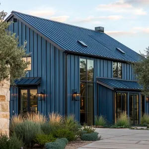 Metallic Blues and Cozy Views