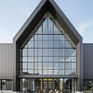 Apex Innovation: Glass-Fronted Grandeur