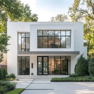 A Dance of Lines: Modern Villa Fantasy