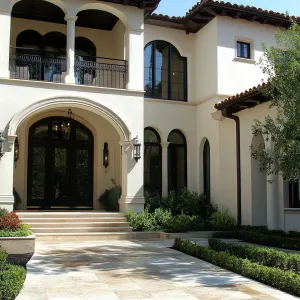 Mediterranean Magic: Mansion with Majestic Arches