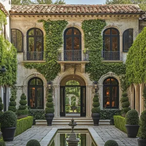 Timeless Ivy Haven Courtyard