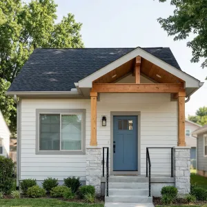 Compact Porch Gable Urban Charmer
