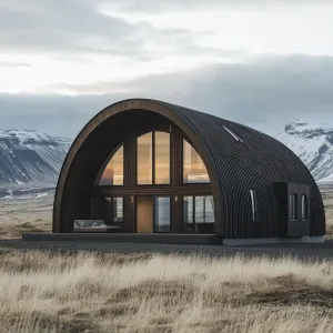 Rounded Refuge on the Tundra