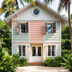 Whimsical Cottage with Tropical Flair