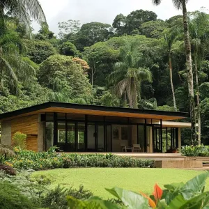 Leafy Lodge with a Hint of Chic