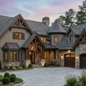 Storybook Timber Gable Country Manor