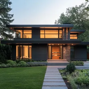 Preview of Contemporary Chic Amidst the Trees