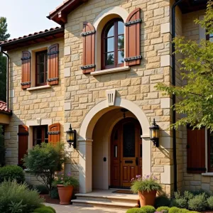 Charming Tuscan Villa Entrance