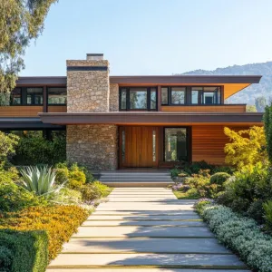 Mid Century Masterpiece With Stone Whimsy