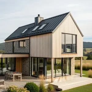 A Chic Timber Chalet With Panoramic Views