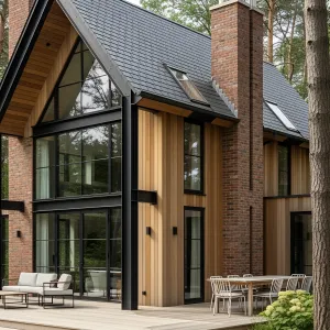 Woodland Haven with Brick Charm