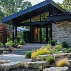 A Lush Welcome: Modern Meets Nature