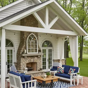 Charming Patio Hideaway with Whispering Curtains