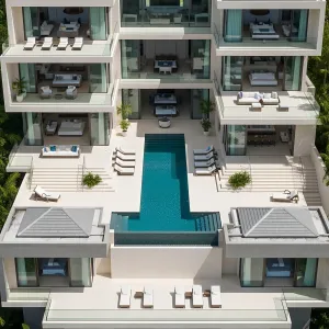 Sky-High Splendor: The Penthouse Pool Palace